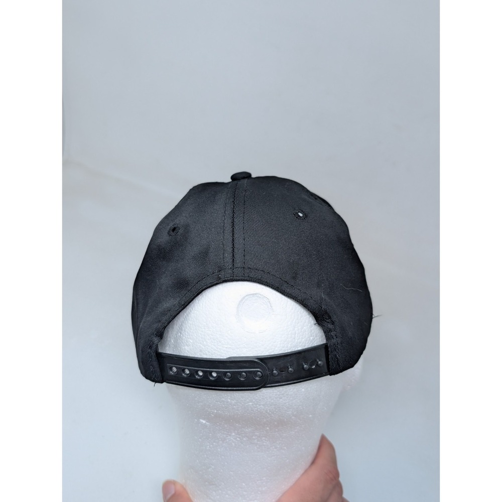 Jimmy Johns Hat Cap Snapback One Size Black Adjustable Logo 100% Polyester - Picture 3 of 6